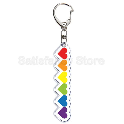 Pride Acryl-Schlüsselanhänger
