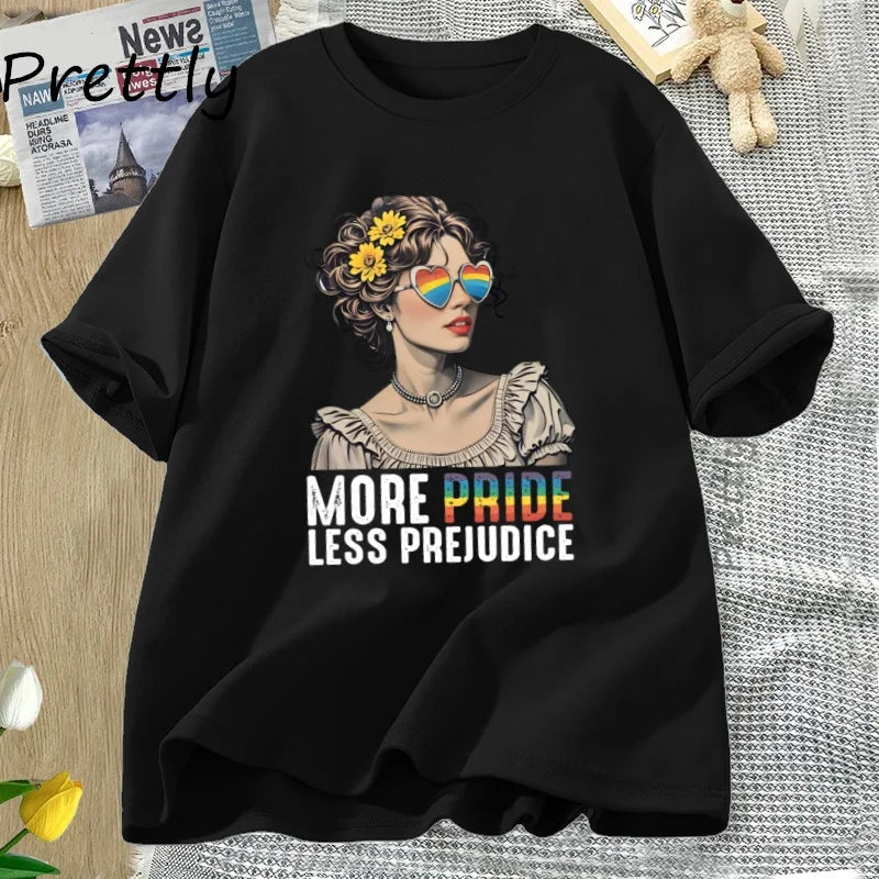 Pride Shirt „Mehr Stolz, weniger Vorurteile“