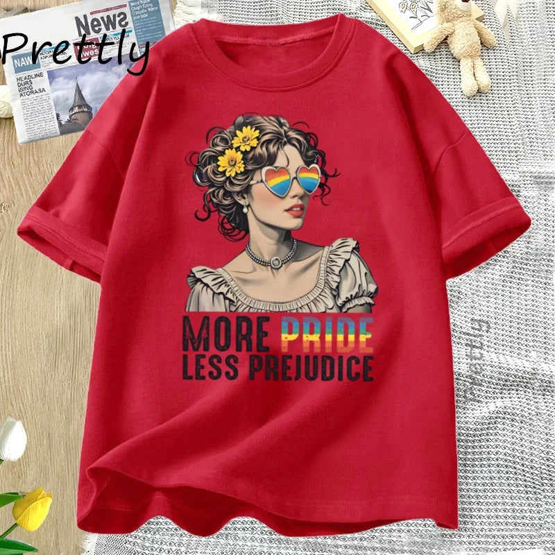 Pride Shirt „Mehr Stolz, weniger Vorurteile“