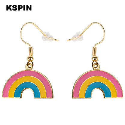 Pride Regenbogen-Ohrringe