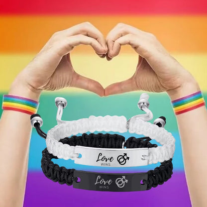 Love Wins Pride Armband – verstellbar