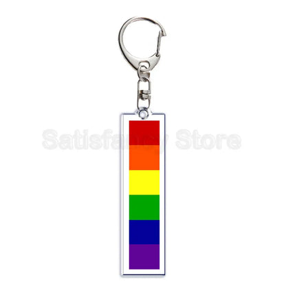 Pride Acryl-Schlüsselanhänger