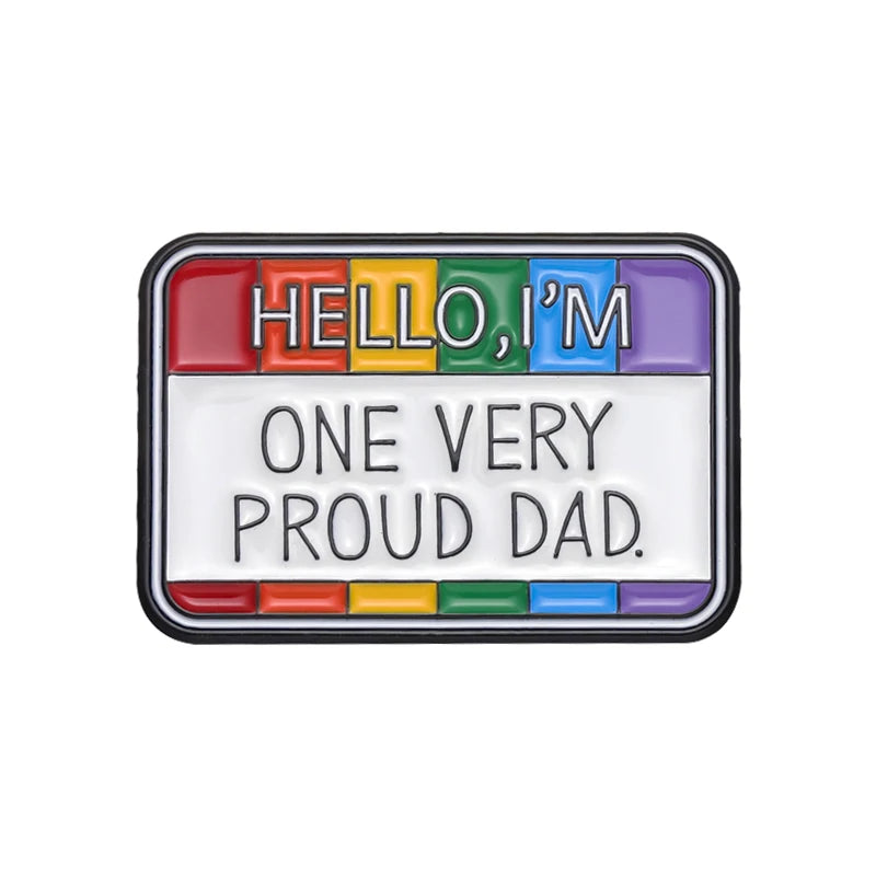 Pride Emaille-Pin mit Dialog-Design