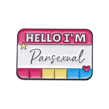 Pride Emaille-Pin mit Dialog-Design