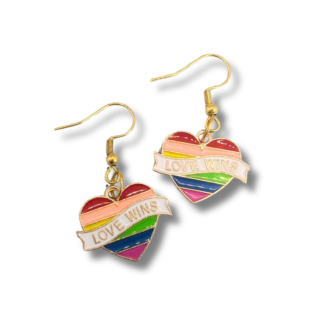 Love Wins Pride Earrings-1